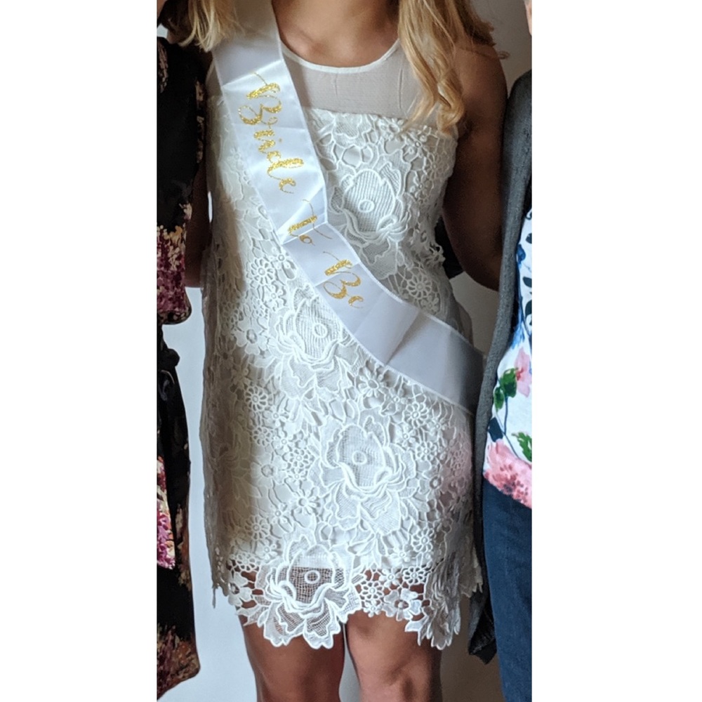 Lace White Dress